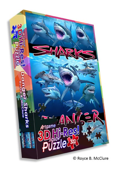 Danger Sharks HiRes Puzzle