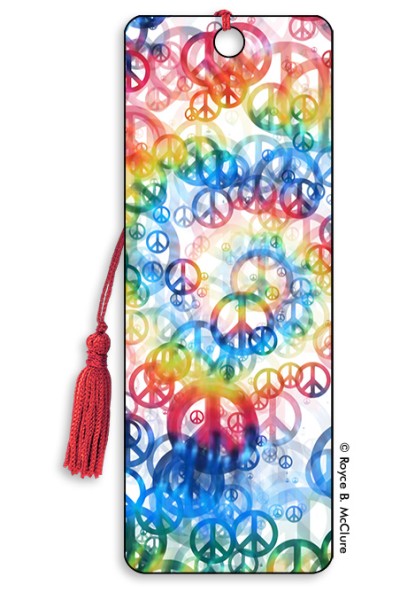 Peace Spiral Bookmark