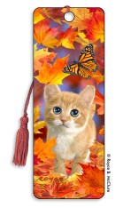 Fall Kitten Bookmark