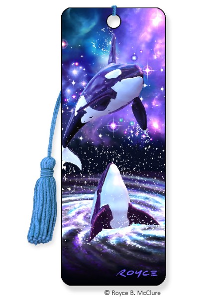 Space Orcas Bookmark