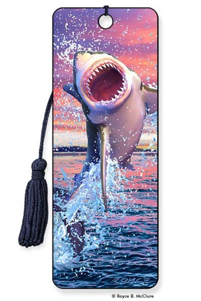 Leaping Shark Bookmark
