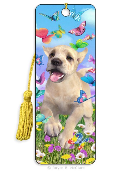 Playful Puppy Bookmark