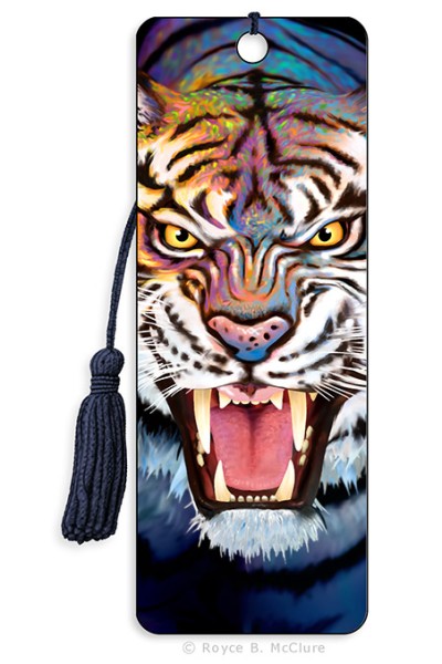 Tiger Growl Bookmark