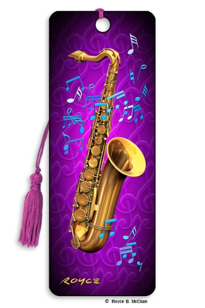 Saxophone Bookmark