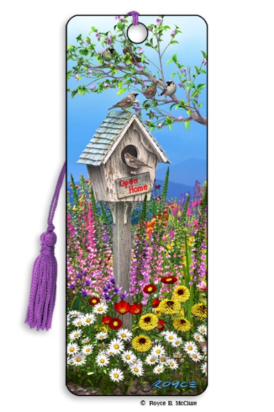 Birdhouse Bookmark