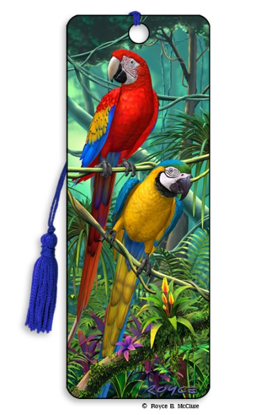 Parrots Bookmark