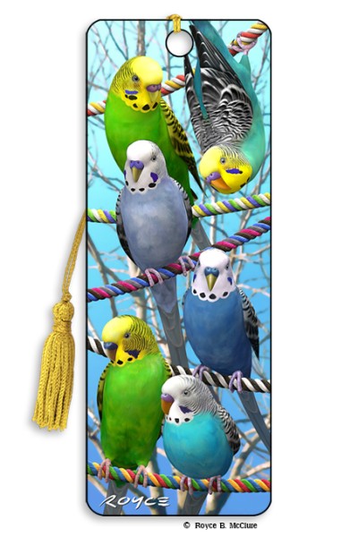 Budgies Bookmark