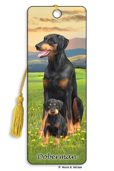 Doberman Bookmark
