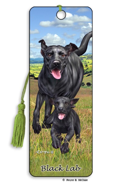 Black Lab Bookmark