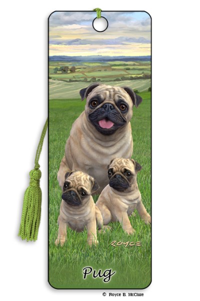 Pug Bookmark