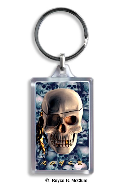 Skull Keyring