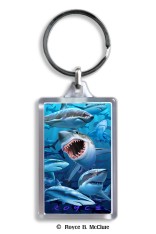 Sharks Keyring