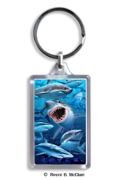 Sharks Keyring