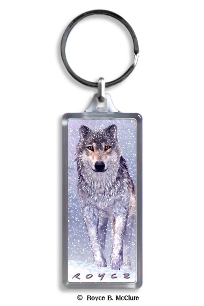 Tiger/Wolf Keyring