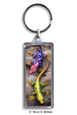 Geckos Keyring