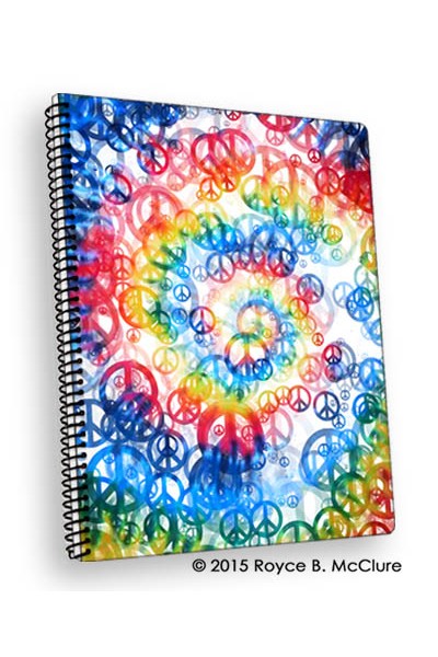 Peace Large Notebook
