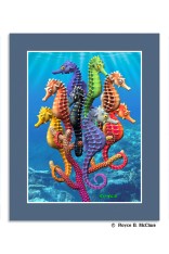 Seahorses Mini Poster