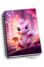 Pink Dragon Notebook