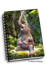 Elephant Bath Notebook