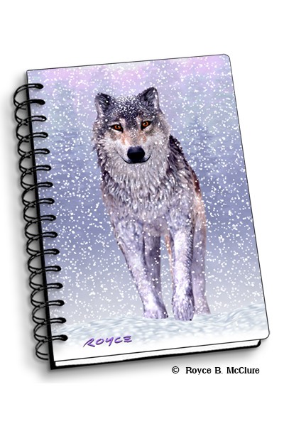 Snow Wolf Notebook
