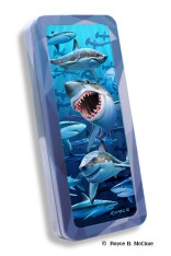 Sharks Pencil Tin