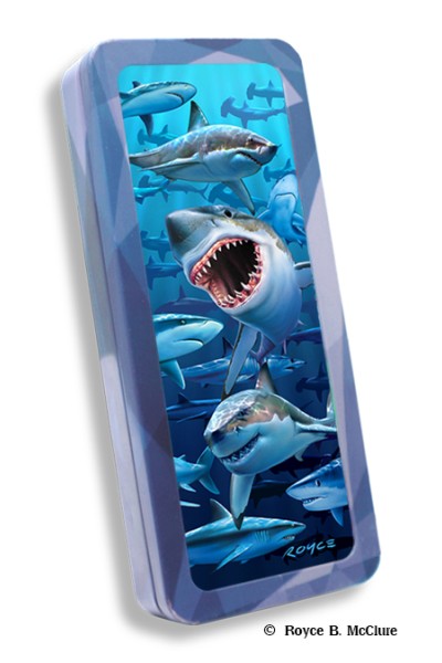 Sharks Pencil Tin