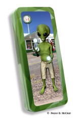 Juggling Alien Pencil Tin