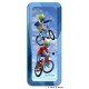 Grey vs Green: BMX Pencil Tin