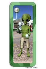 Juggling Alien Pencil Tin