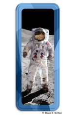 Moon Walk Pencil Tin