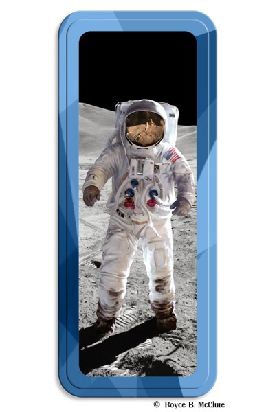 Moon Walk Pencil Tin