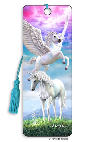 Pegasus & Unicorn Bookmark