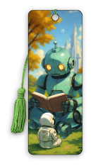 Reading Robot Bookmark 