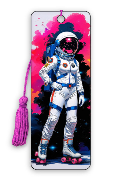 Roller Skater Bookmark 