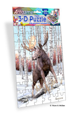 Wolf Moose Flip Mini Puzzle