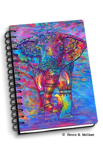Bohemian Elephant Notebook