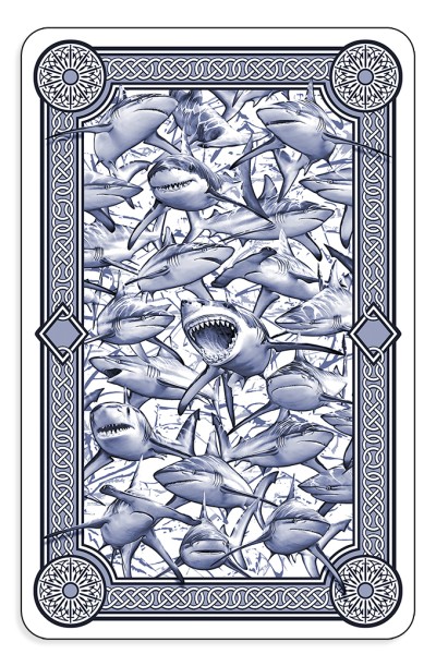 Sharks Playing cards - BLUE