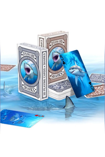 Sharks Playing cards - BLUE