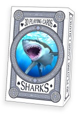 Sharks Playing cards - BLUE