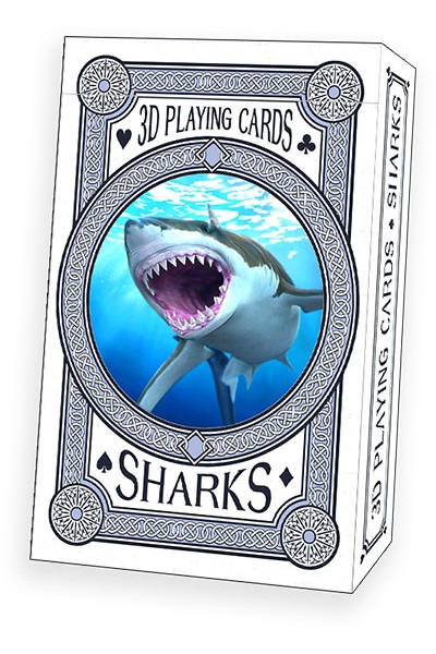 Sharks Playing cards - BLUE