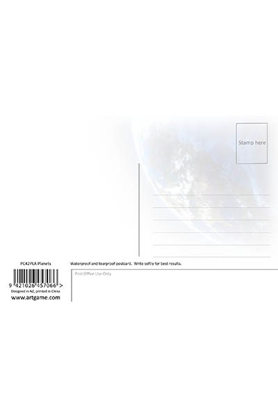 Planets Postcard