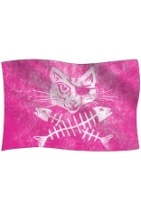 Kitty Crossbones Postcard