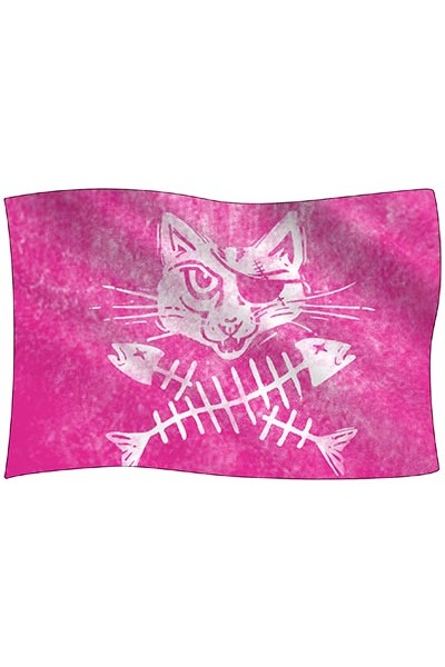 Kitty Crossbones Postcard