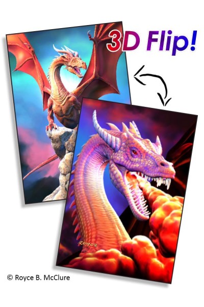 Royce 300pc FLIP Jigsaw Puzzle - Dragons