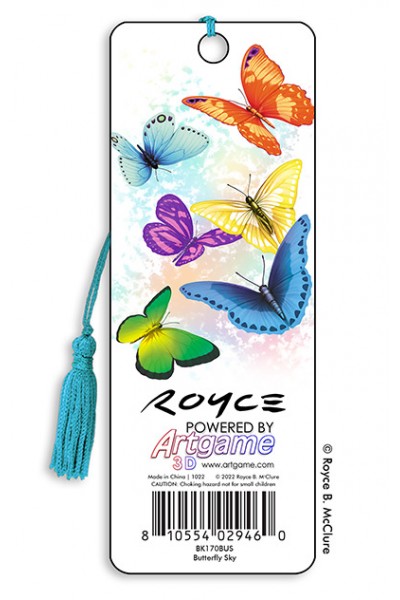 Royce Bookmark - Butterfly Sky 