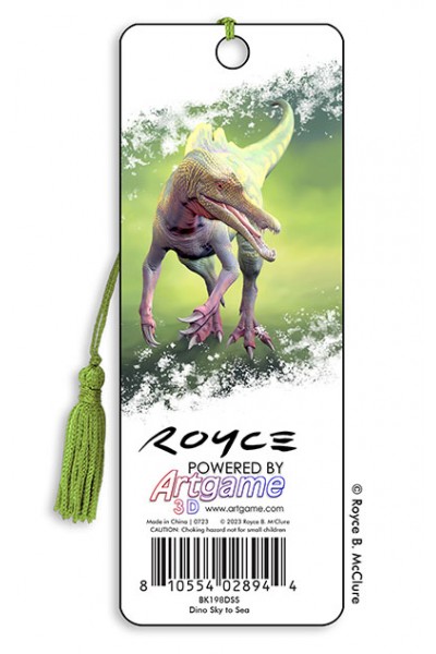 Royce Bookmark - Dino Sky to Sea