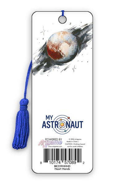 My Astronaut Bookmark - Heart Hands