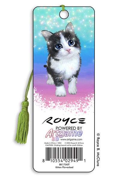 Royce Bookmark - Kitten Flowerbed