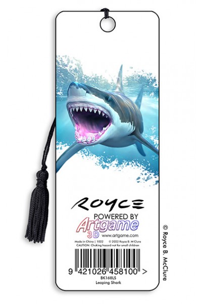 Royce Bookmark - Leaping Shark