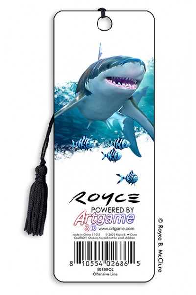 Royce Bookmark - Offensive Line